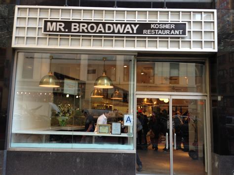 Mr broadway restaurant - MR. Broadway Kosher Restaurant 209 W 38th St. New York, NY 212-921-2152 